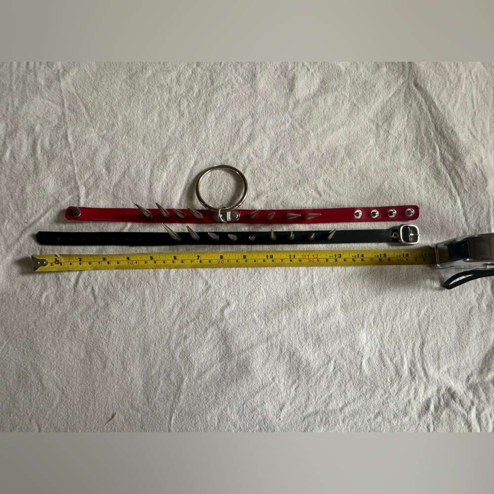 Spiked Chokers/Collar bundle - Picture 3 of 4
